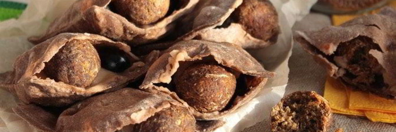 Фастфудные конвертики с овощными шариками