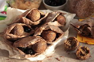 Фастфудные конвертики с овощными шариками