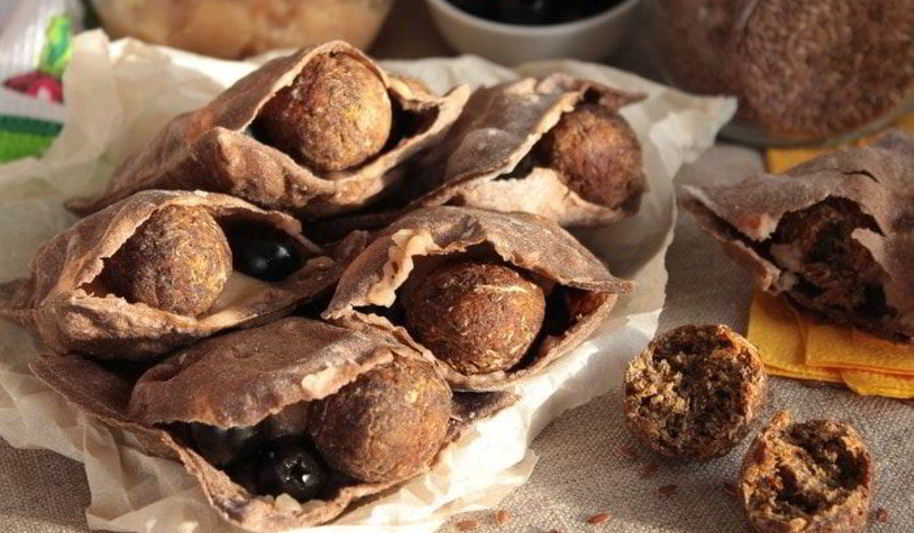 Рецепт фастфудные конвертики с овощными шариками