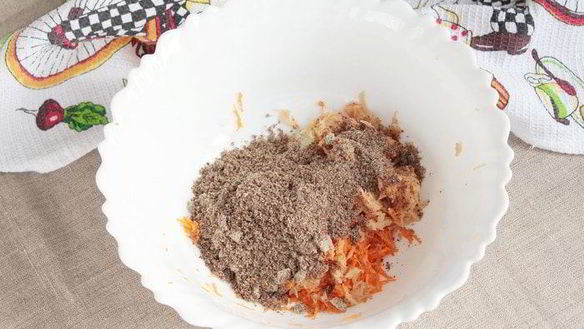 ШАГ 2. фастфудные конвертики с овощными шариками