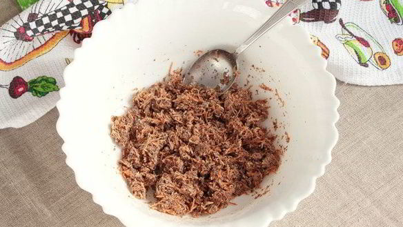 ШАГ 3. фастфудные конвертики с овощными шариками