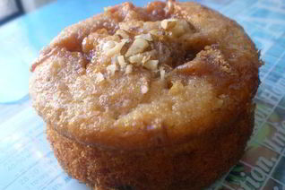 Банановый кекс с орехами