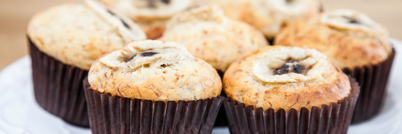 Банановые кексы без сахара