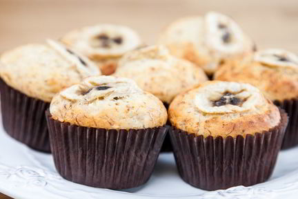 Банановые кексы без сахара