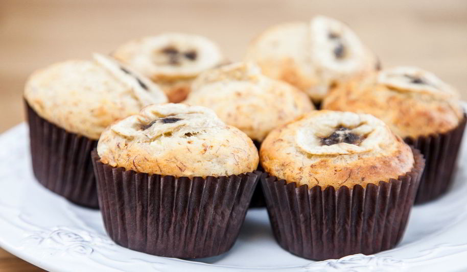 Рецепт банановые кексы без сахара