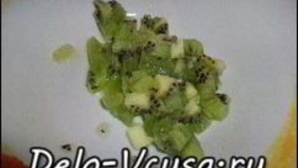 ШАГ 7. бисквитные кексы с кусочками киви