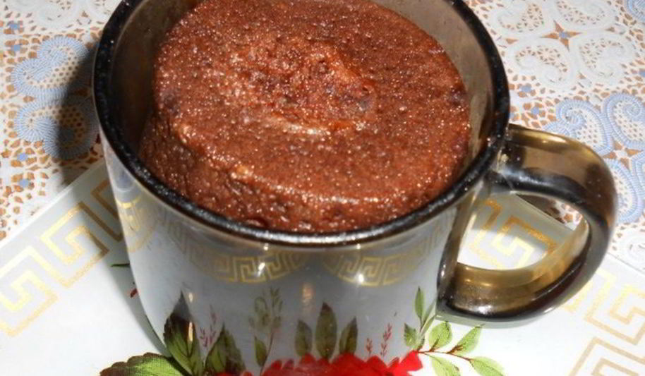 Рецепт быстрый кекс в кружке