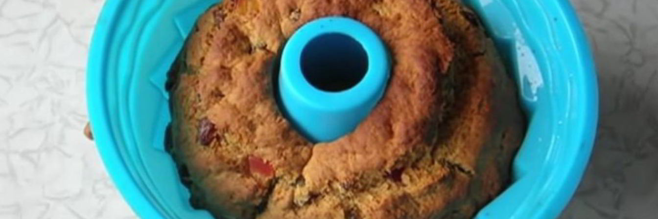 Имбирный кекс с изюмом и цукатами без сахара