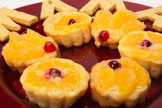 Имбирные кексы с мандаринами