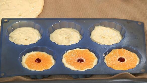 ШАГ 3. имбирные кексы с мандаринами