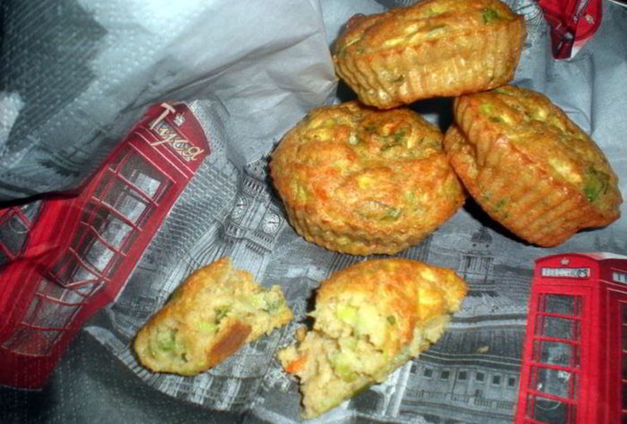 Кабачковые кексы