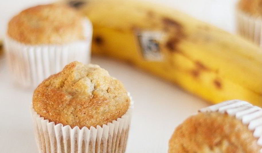 Рецепт капкейки с бананом