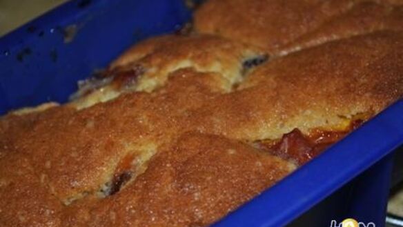 ШАГ 5. кекс с карамелизированными нектаринами