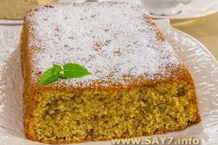 Кекс с халвой