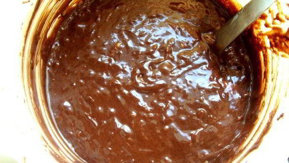 ШАГ 2. кекс с кремом и фруктами