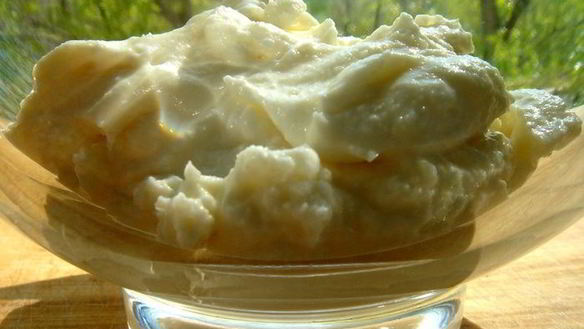 ШАГ 3. кекс с кремом и фруктами