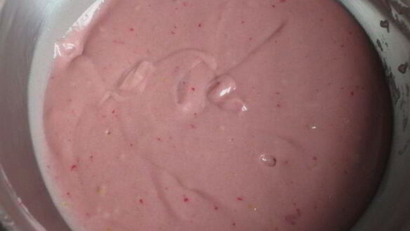 ШАГ 6. кекс с малиновым сердечком