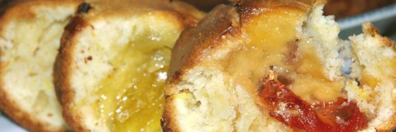 Кекс с мармеладом Цитрусовые дольки