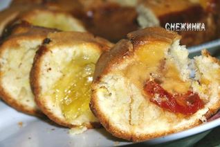 Кекс с мармеладом Цитрусовые дольки