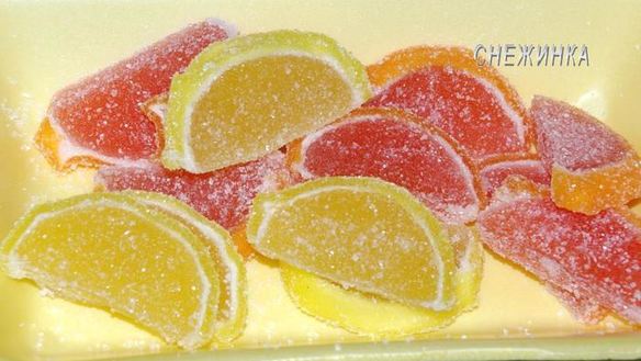 ШАГ 9. кекс с мармеладом цитрусовые дольки