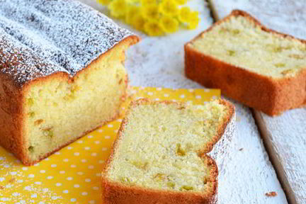 Кекс с первоцветами