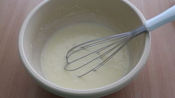 ШАГ 3. кекс с ревенем и пудингом