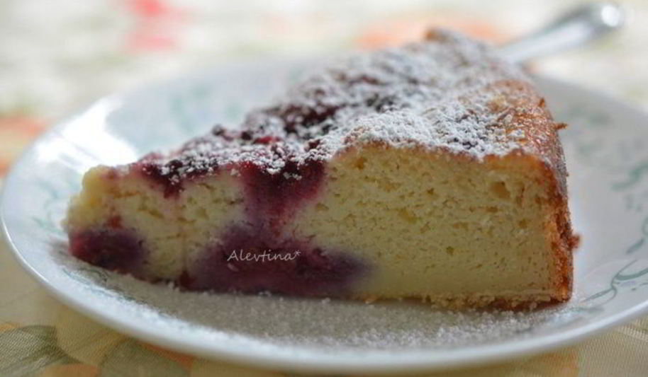 Рецепт кекс с рикоттой и малиной