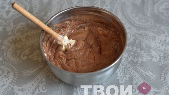 ШАГ 7. кекс с шоколадно-ореховой пастой