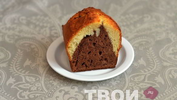 ШАГ 10. кекс с шоколадно-ореховой пастой