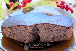 Кекс шоколадный картофельный