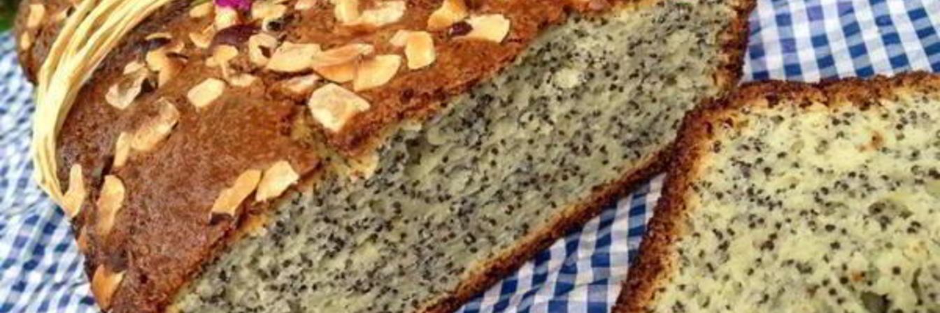 Кекс сметанный с маком