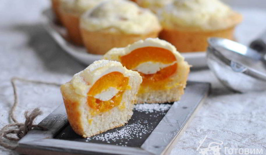 Рецепт кексы абрикосовый поцелуй