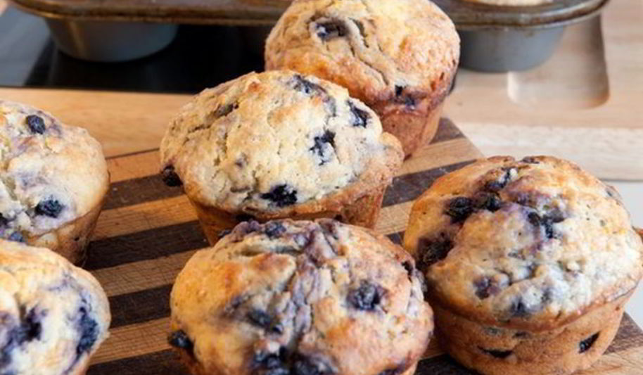 Рецепт кексы с черникой