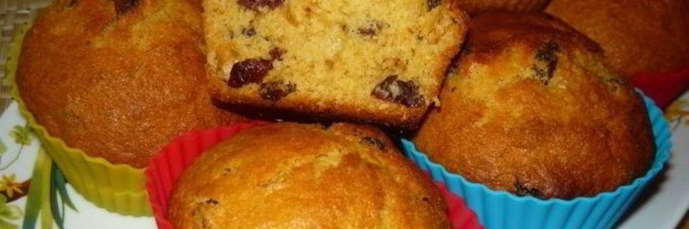 Кексы с изюмом Бабулины