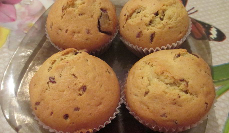 Рецепт кексы с шоколадной крошкой