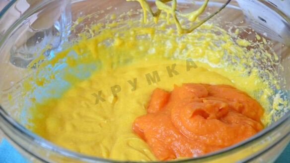 ШАГ 3. кексы с тыквенным пюре