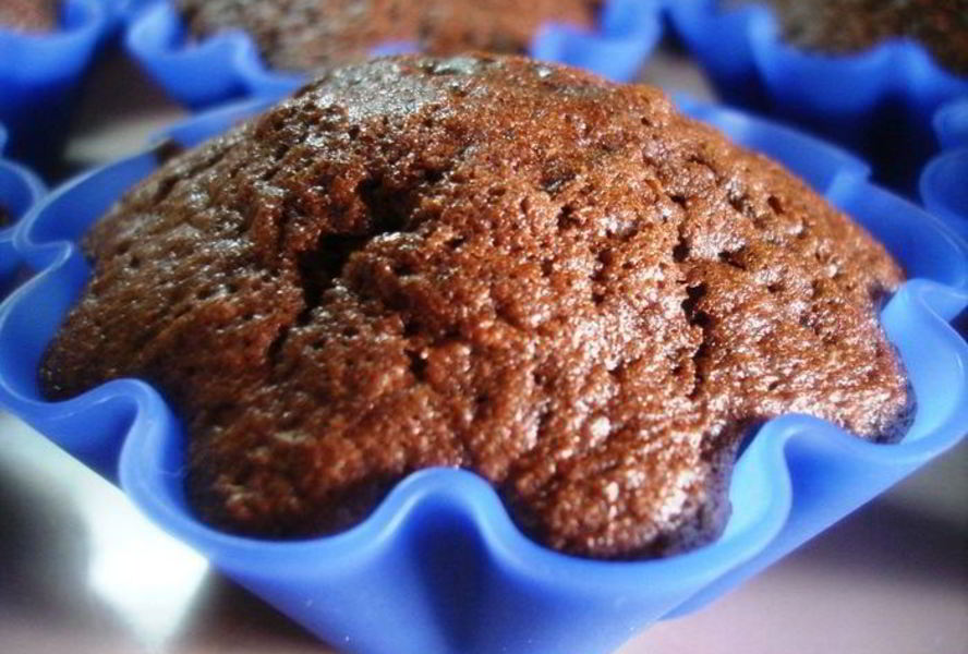 Кексы шоколадно-яблочные