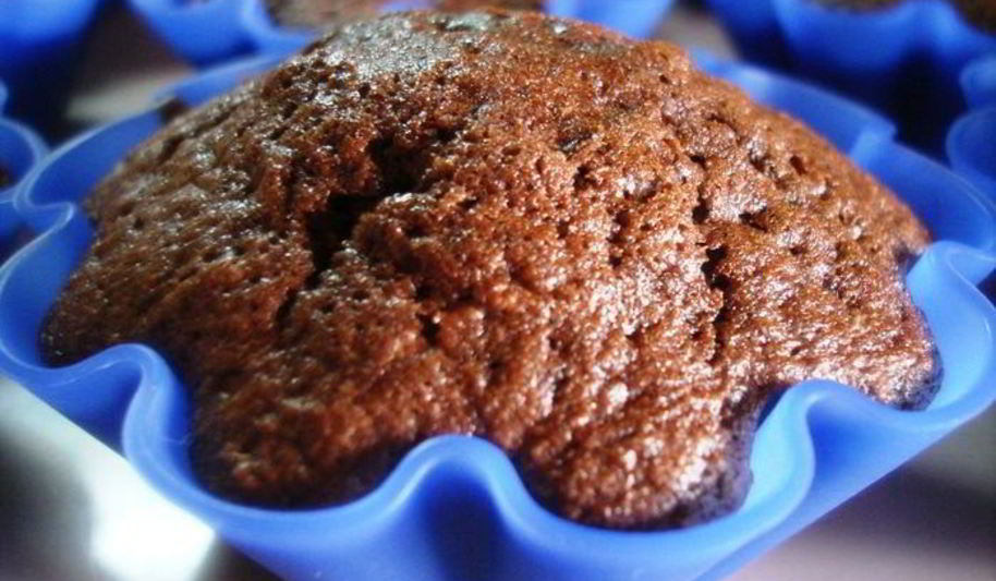 Рецепт кексы шоколадно-яблочные