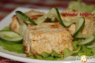 Кексы Удивительные с творогом, курицей и яблоком