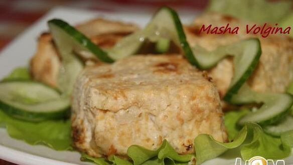 ШАГ 6. кексы удивительные с творогом, курицей и яблоком