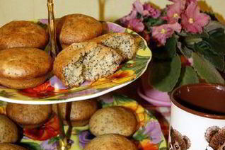 Кексы Экзотика с маком