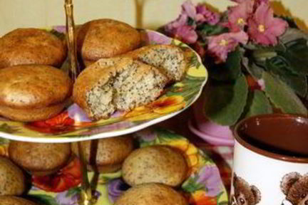 Кексы Экзотика с маком