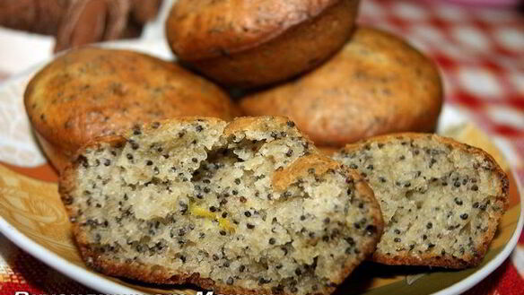 ШАГ 2. кексы экзотика с маком