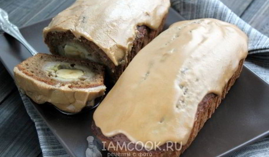 Рецепт кофейный кекс с целым бананом