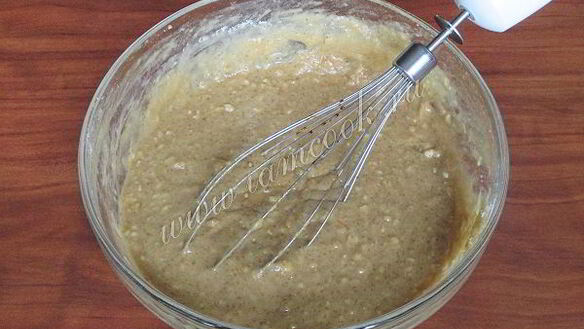 ШАГ 4. кофейный кекс с целым бананом