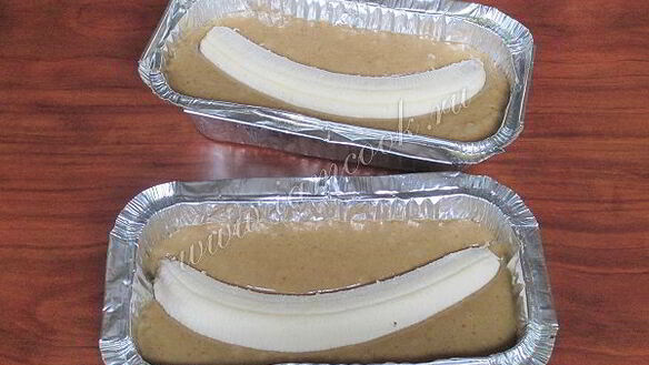 ШАГ 6. кофейный кекс с целым бананом