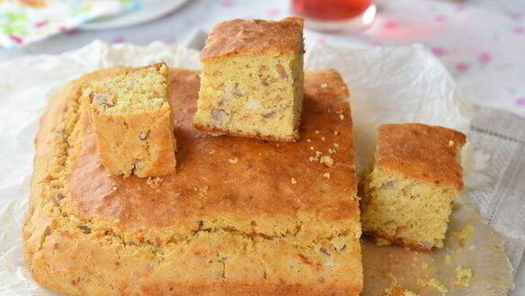 ШАГ 9. кукурузный закусочный кекс с беконом