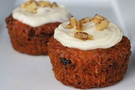Морковно-апельсиновые капкейки