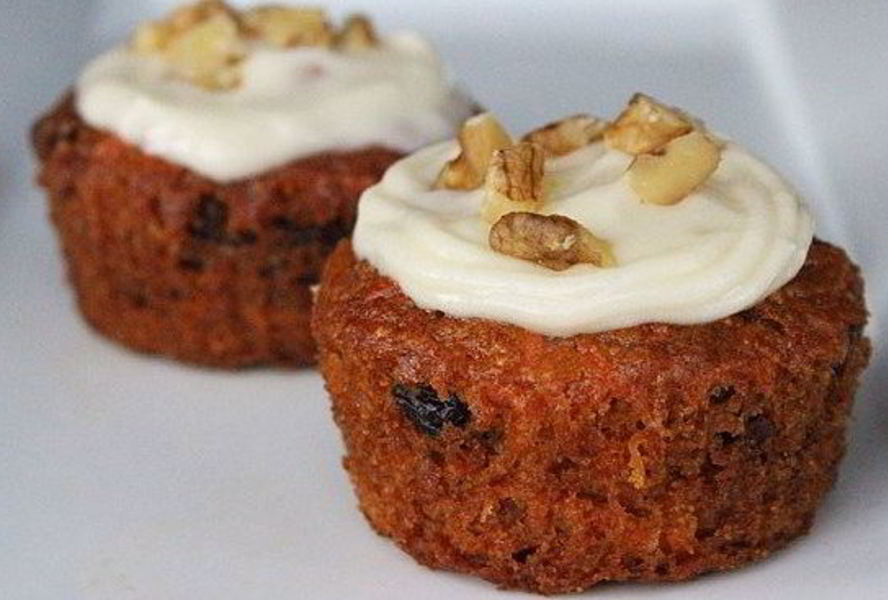 Морковно-апельсиновые капкейки