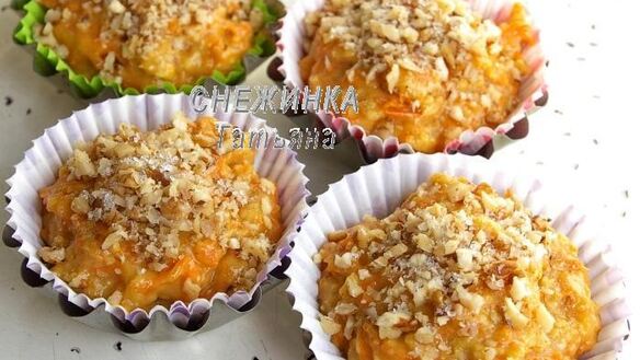 ШАГ 5. морковно-овсяные кексы с медом